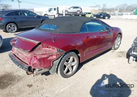 2007 Mitsubishi Eclipse Spyder Gs z USA, uszkodzony, nr VIN 4A3AL25F07E072928